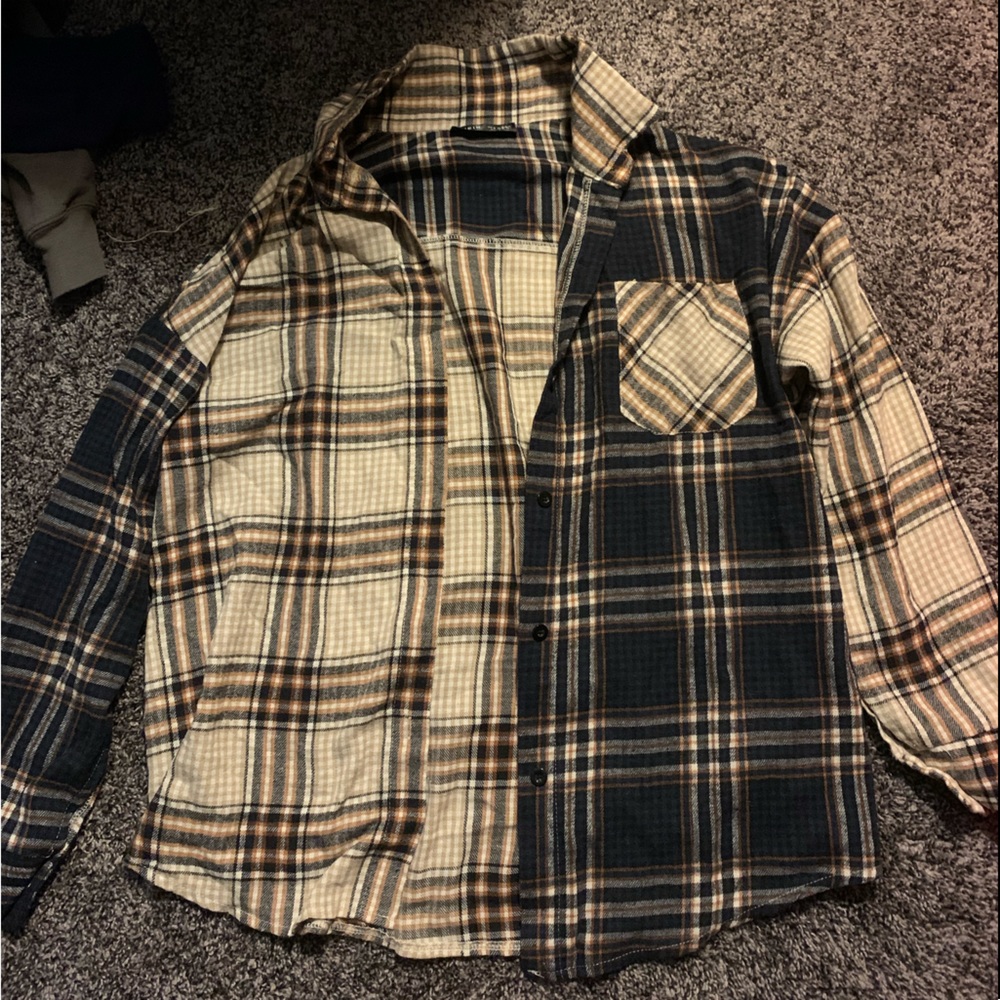 SHEIN multicolor flannel